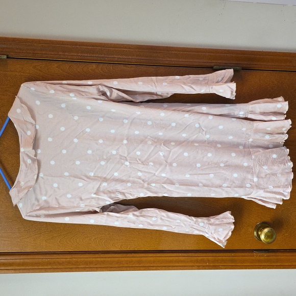 UO Ruffle Dotted Wrap Dress - Picture 3 of 7